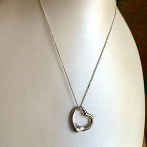 Elsa Peretti Open Heart on 16 inch chain